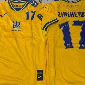 UKRAINE Nat'l Team OLEKSANDR ZINCHENKO Men's JERSEY Sz S or M New w tags